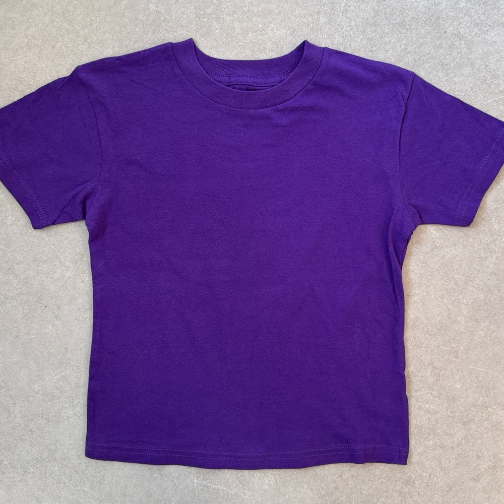 💜3/$15 Adidas Purple Kids T-Shirt - New without tags